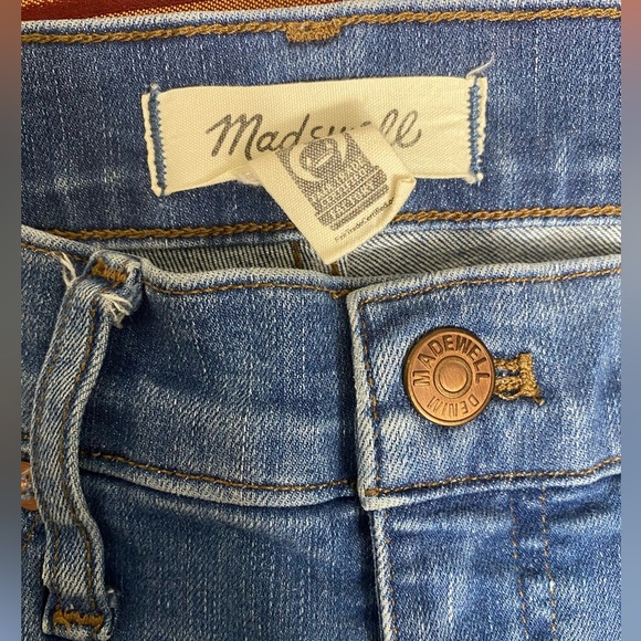 Madewell Blue Distressed Women's skinny jeans size 26 - Picture 5 of 10